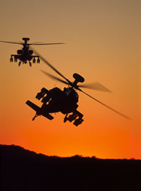 В сухопутных войсках стран НАТО имеется 2470 боевых вертолетов, а в каждом армейском корпусе США их до 800, в том числе до 350 ударных (в каждой американской дивизии - 100-150 вертолетов).